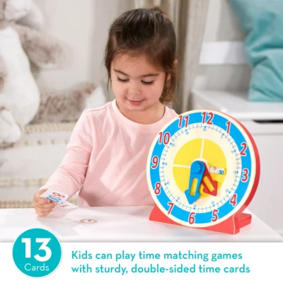 Turn & Tell Wooden Clock - Educational Toy