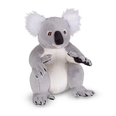 Lifelike Plush Koala Stuffed Animal (13.5W x 14H x 12D in)