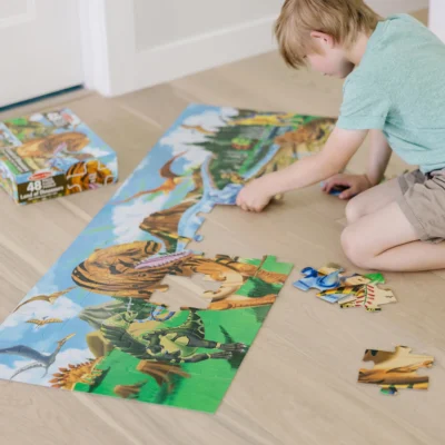 Land of Dinosaurs Floor Puzzle (48 pcs, 4 feet long)